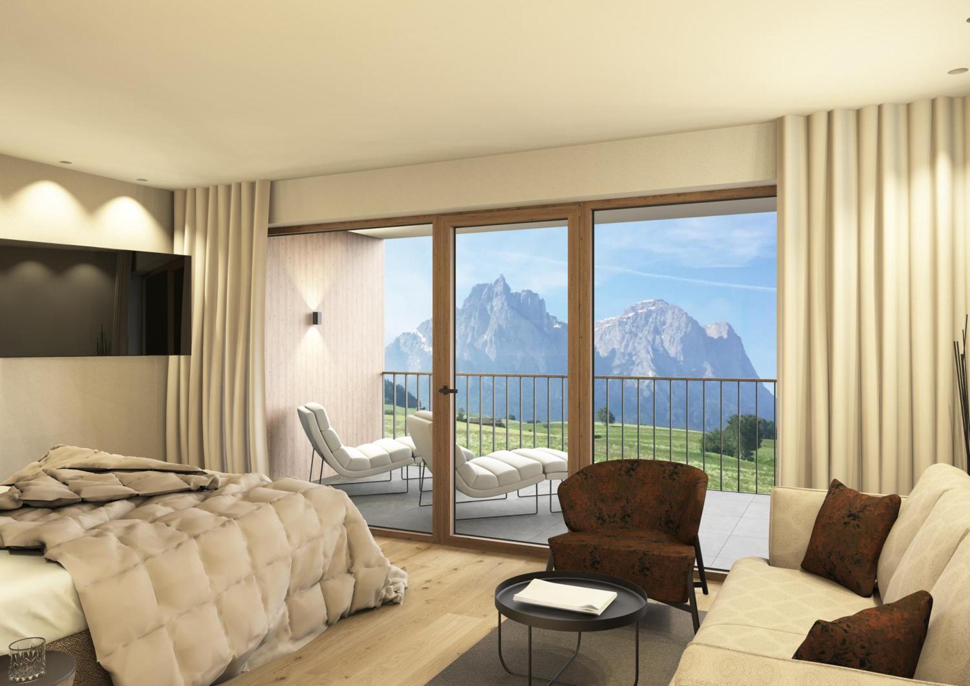 Parc Hotel Tyrol Castelrotto Exterior foto